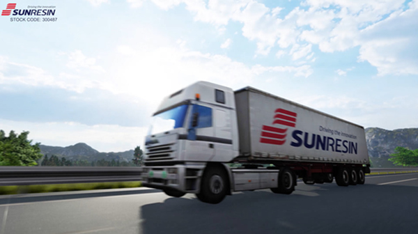 Le système d'emballage et de logistique automatisé apporte des produits de haute qualité Sunresin au monde